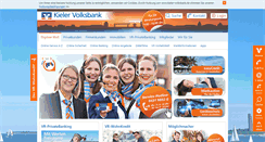 Desktop Screenshot of kieler-volksbank.de